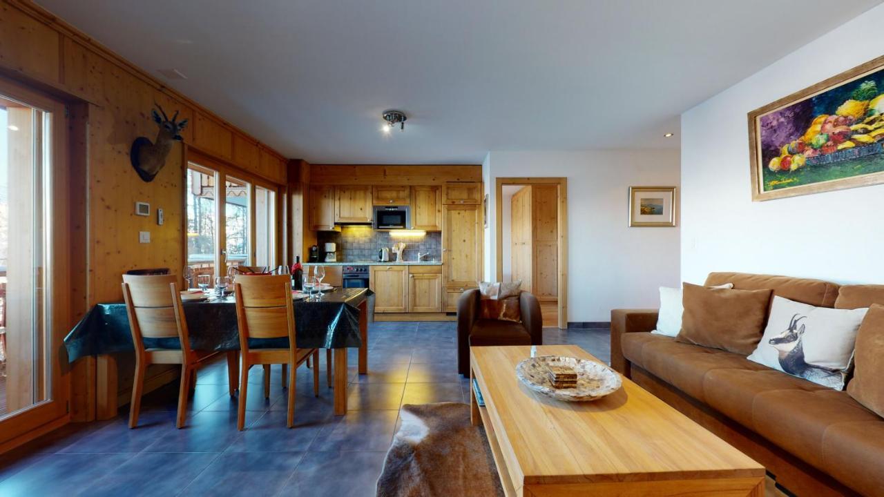 Hauts De Veysonnaz Sauna & View Apartments Eksteriør bilde