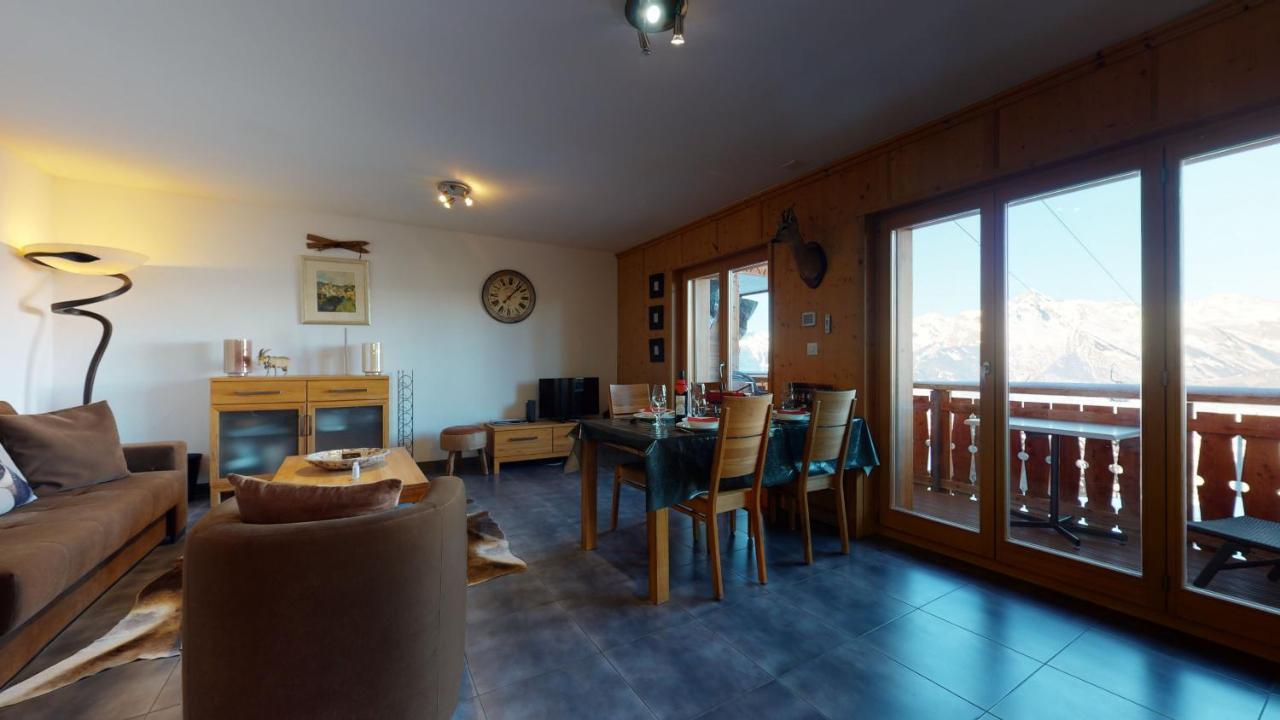 Hauts De Veysonnaz Sauna & View Apartments Eksteriør bilde
