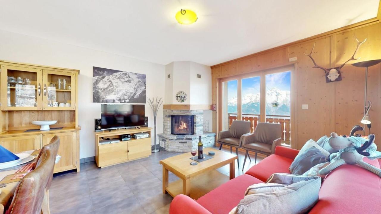 Hauts De Veysonnaz Sauna & View Apartments Eksteriør bilde